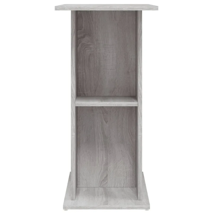 Support d'aquarium sonoma gris 75x36x72,5 cm bois d'ingénierie - 5