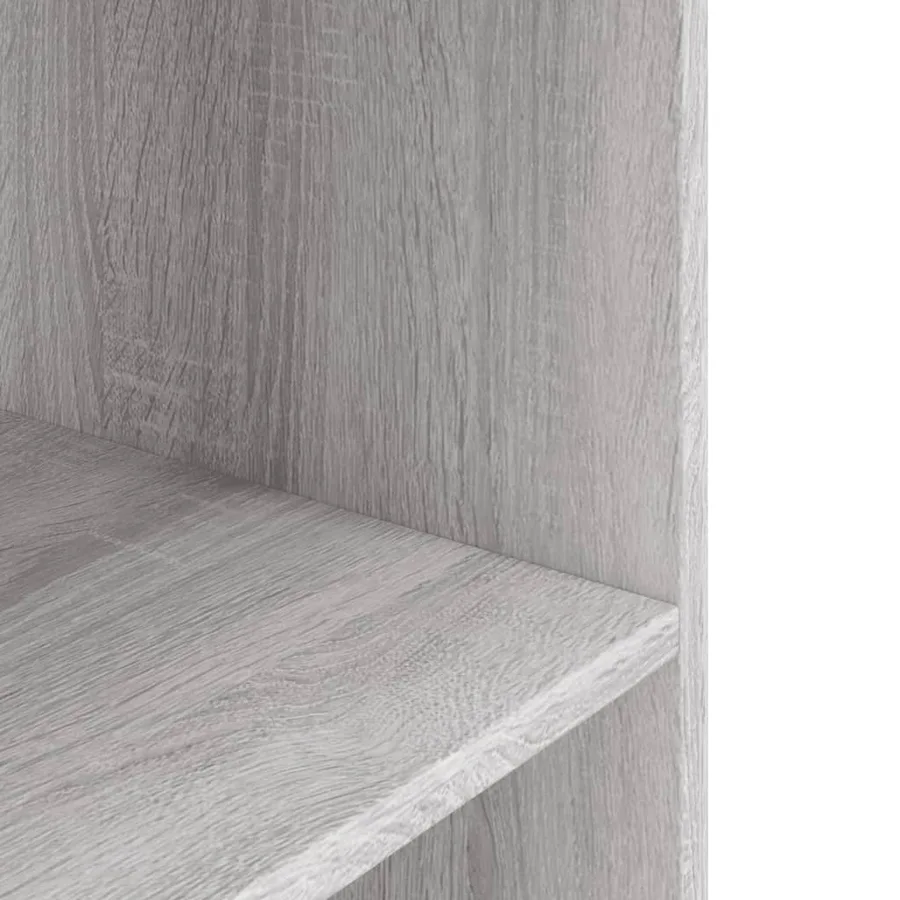 Support d'aquarium sonoma gris 75x36x72,5 cm bois d'ingénierie - 6