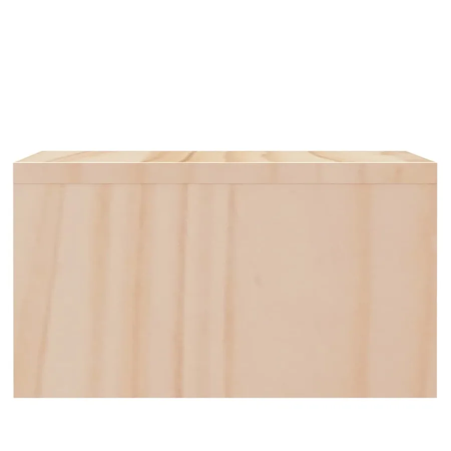 Support de moniteur 50x27x15 cm Bois de pin solide - 6