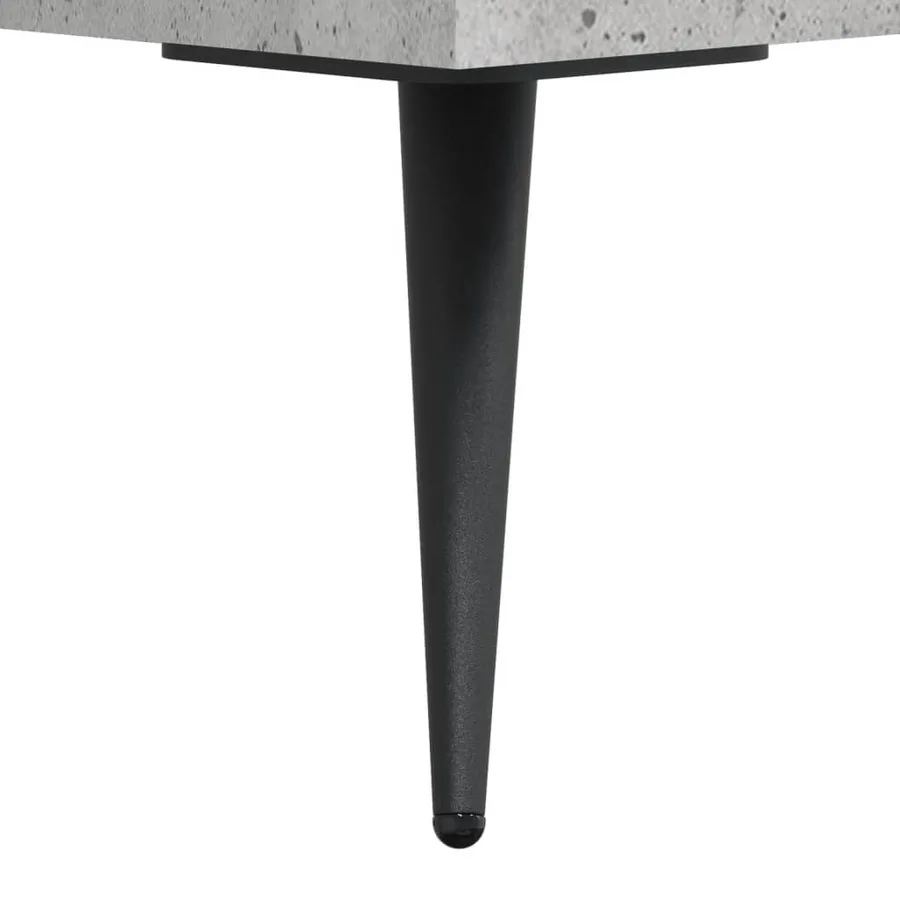 Buffet gris béton 90x34x80 cm bois d'ingénierie - 11