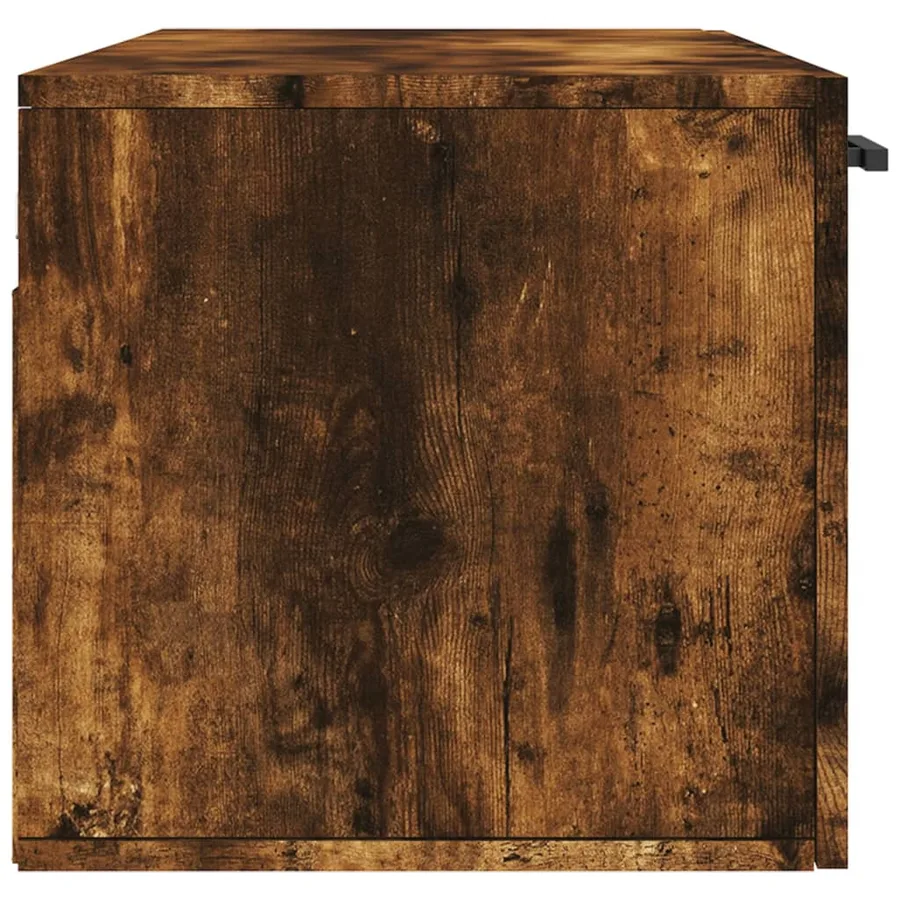 Armoire murale Chêne fumé 100x36,5x35 cm Bois d'ingénierie - 7