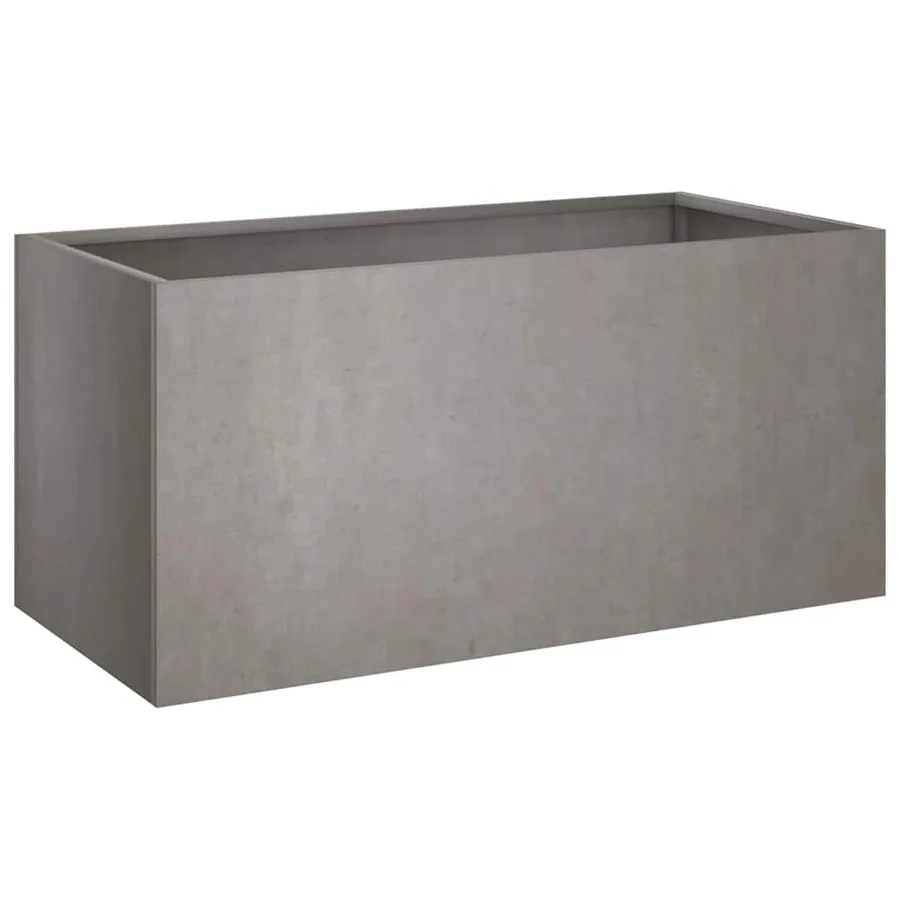 Jardinière 62x30x29 cm acier corten - 4