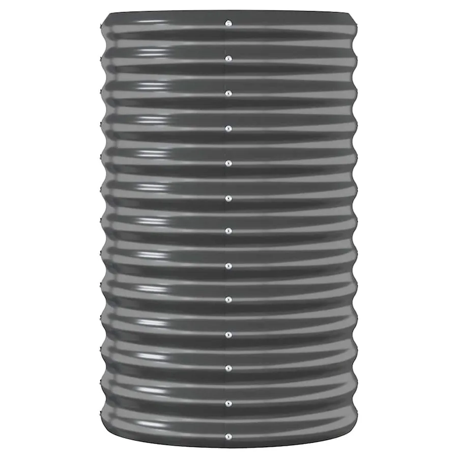 Lit surélevé de jardin Acier galvanisé Anthracite - 4