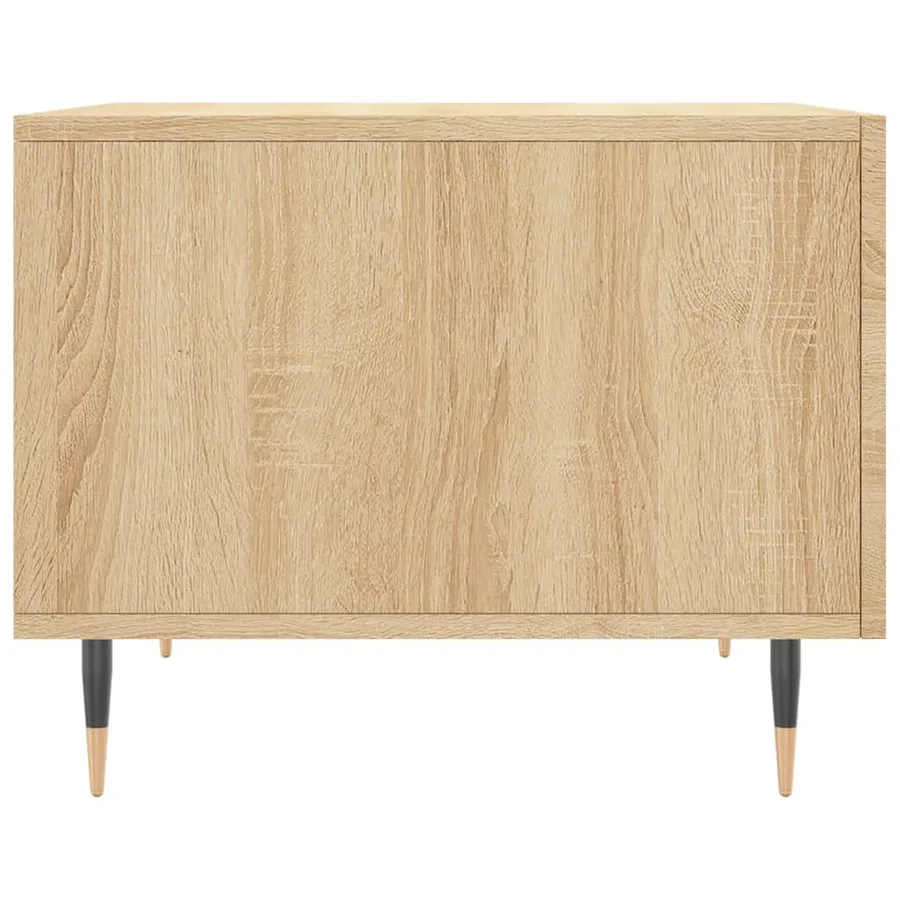 Table basse Chêne sonoma 50x50x40 cm Bois d'ingénierie - 7