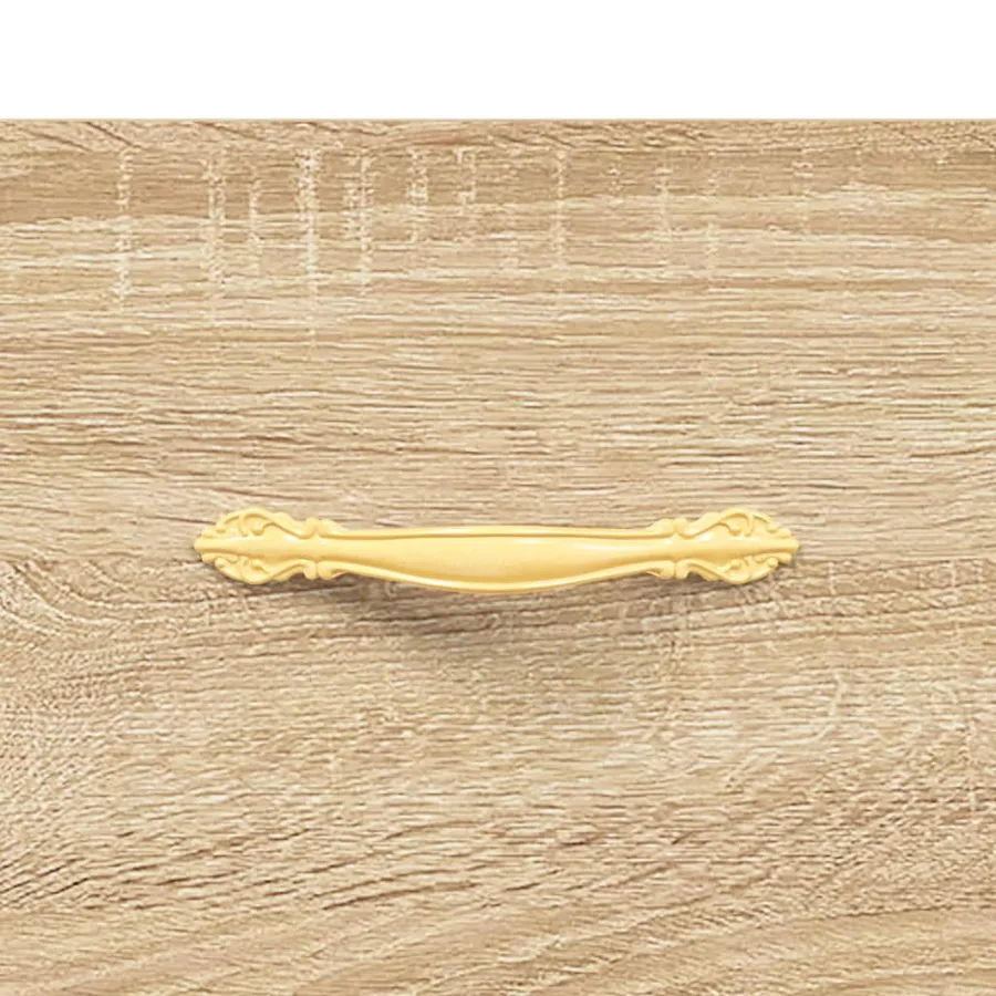 Buffet haut chêne sonoma 69,5x31x115 cm bois d'ingénierie - 10