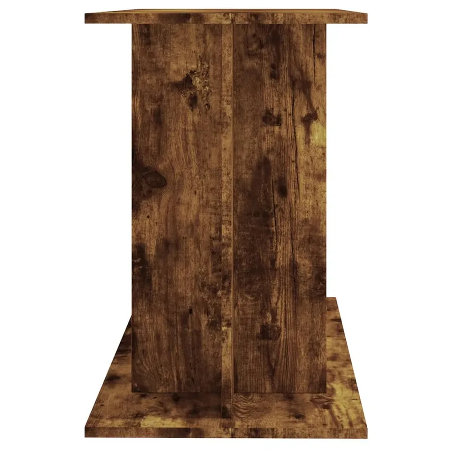Support pour aquarium chêne fumé 100x40x60 cm bois d'ingénierie - 5