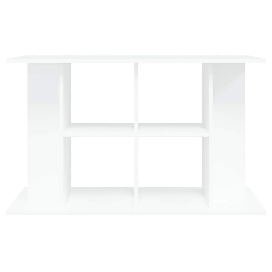 Support pour aquarium blanc 100x40x60 cm bois d'ingénierie - 5
