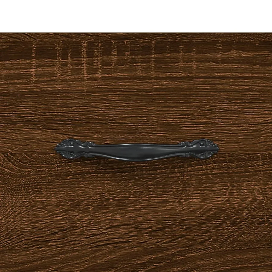 Table basse Chêne marron 50x50x40 cm Bois d'ingénierie - 9