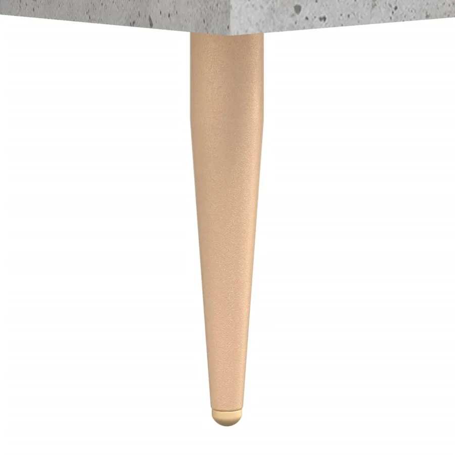 Buffet gris béton 90x34x80 cm bois d'ingénierie - 10