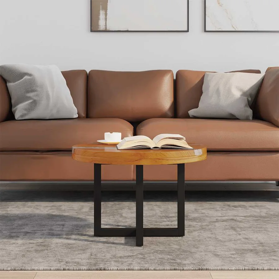 Table basse Teck Résine 60 cm - 3