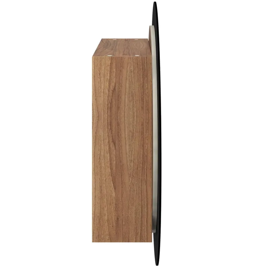 Armoire de salle de bain miroir rond et LED Chêne 54x54x17,5 cm - 7