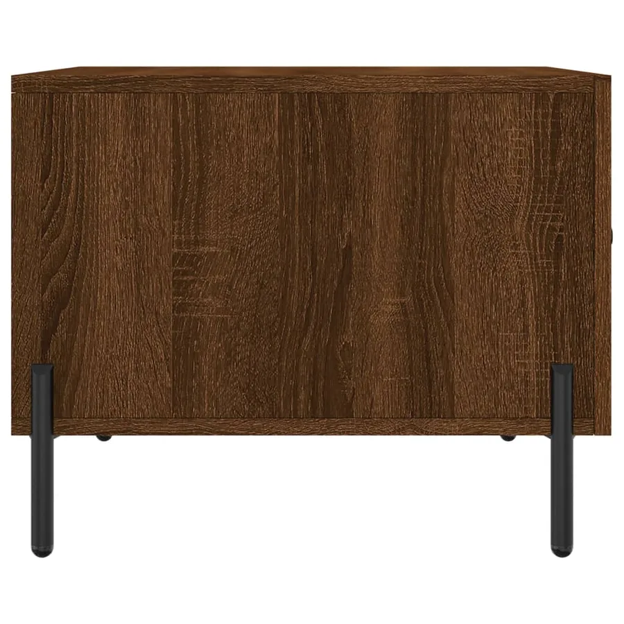 Tables basses 2 pcs chêne marron 50x50x40 cm bois d'ingénierie - 8