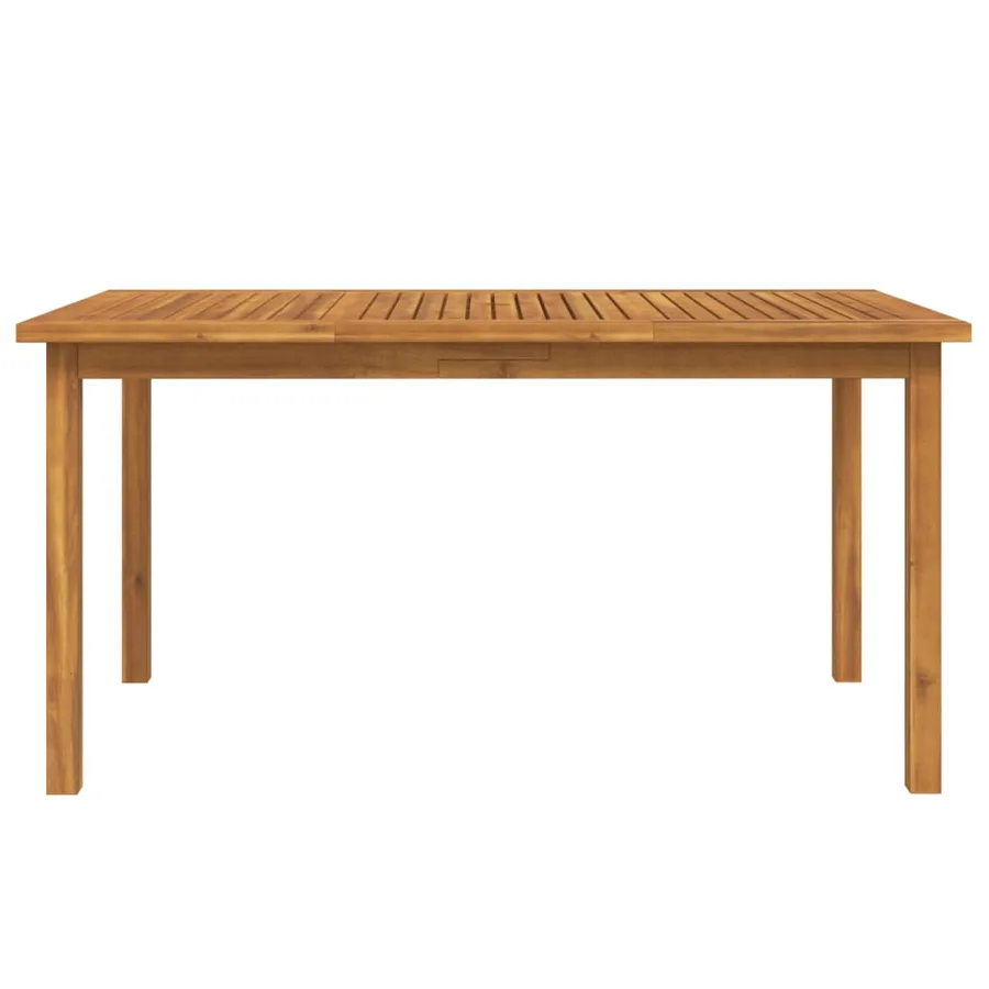 Ensemble à manger de jardin 7 pcs Bois d'acacia solide - 7