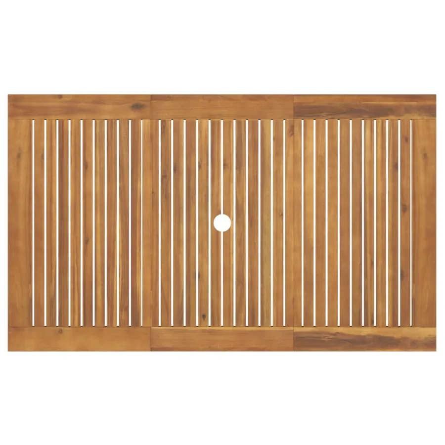 Ensemble à manger de jardin 7 pcs Bois d'acacia solide - 8