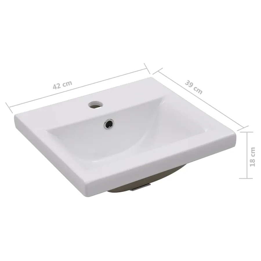 Armoire d'évier avec lavabo intégré Blanc Aggloméré - 13
