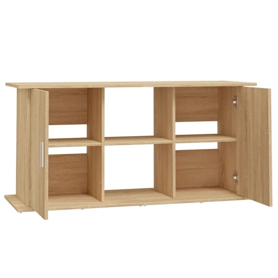 Support d'aquarium Chêne Sonoma 121x41x58 cm Bois d'ingénierie - 6