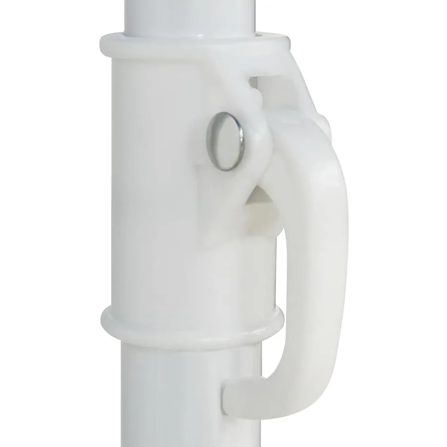 Parasol de plage Hawaii blanc 240 cm - 5