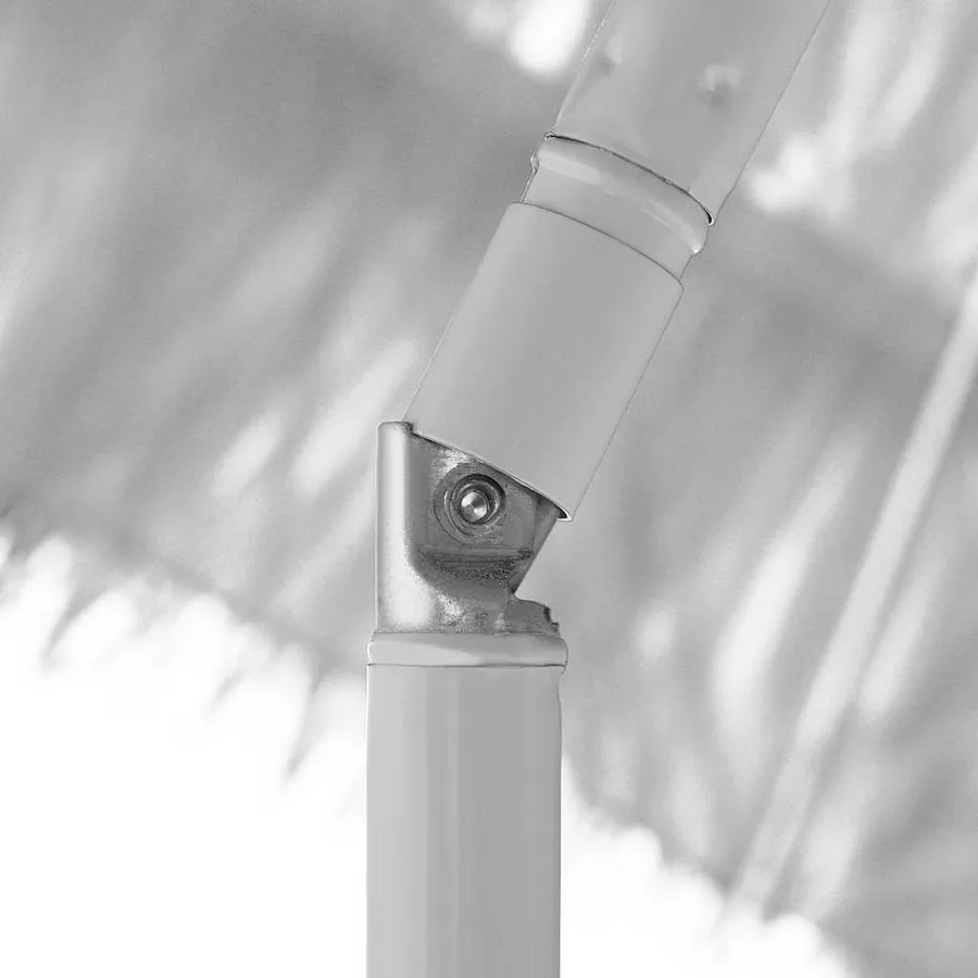 Parasol de plage Hawaii blanc 240 cm - 7