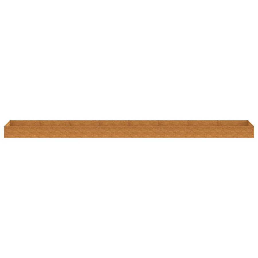 Lit surélevé de jardin 770 x 100 x 36 cm acier corten - 4
