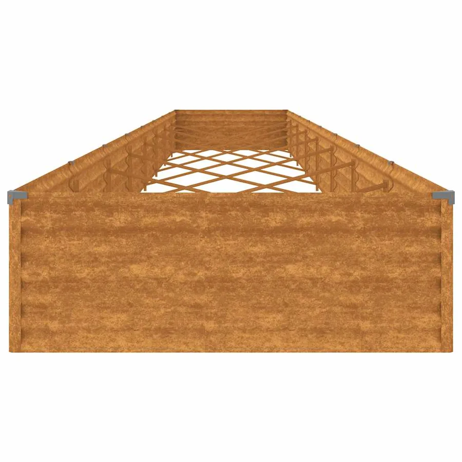 Lit surélevé de jardin 770 x 100 x 36 cm acier corten - 5