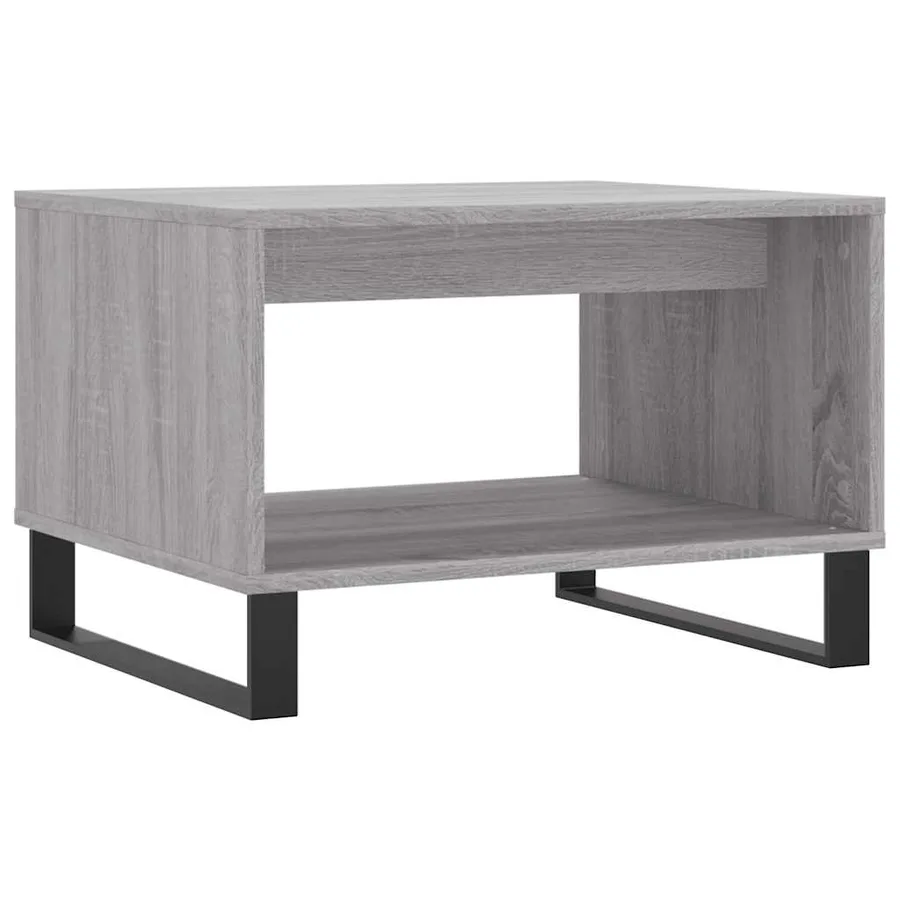 Table basse sonoma gris 60x50x40 cm bois d'ingénierie - 6