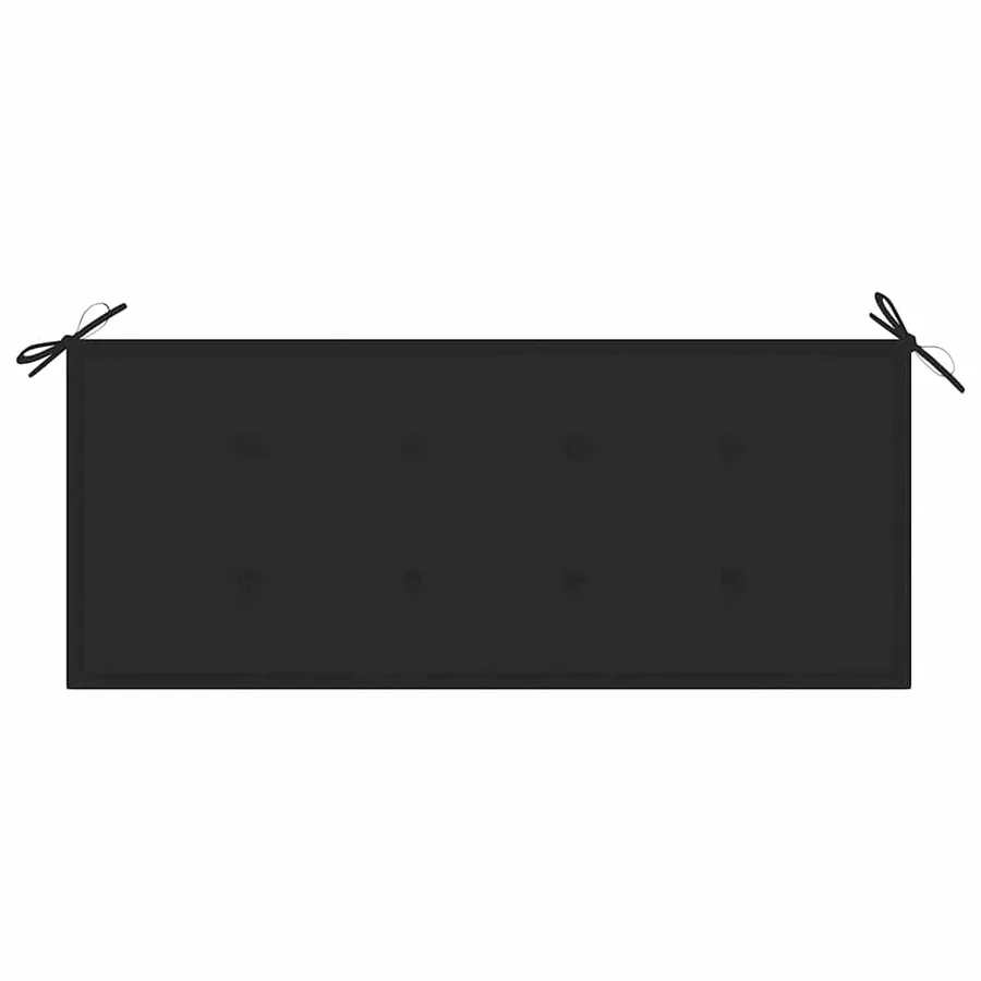 Banc de jardin avec coussin 120 cm Bambou - 6