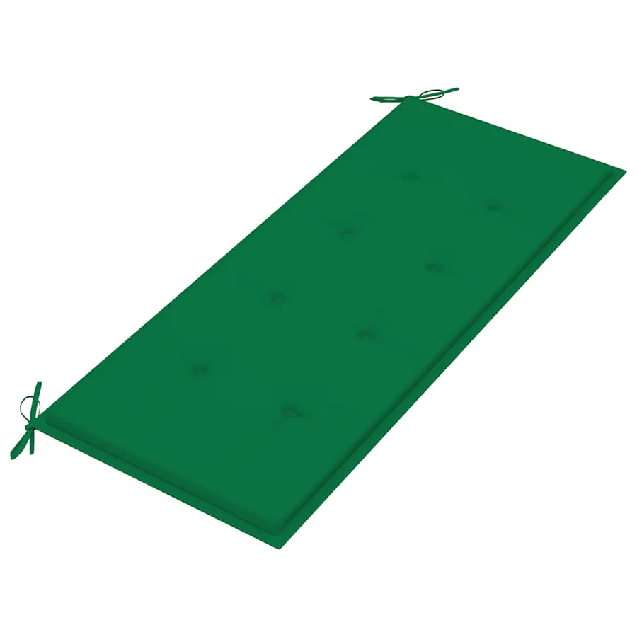 Banc de jardin avec coussin 120 cm Bambou - 5