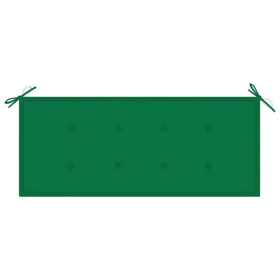 Banc de jardin avec coussin 120 cm Bambou - 6