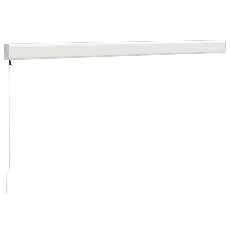 Auvent rétractable orange et marron 3,5x2,5m tissu et aluminium - 4