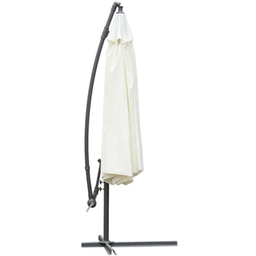 Parasol Suspendu Blanc - 5