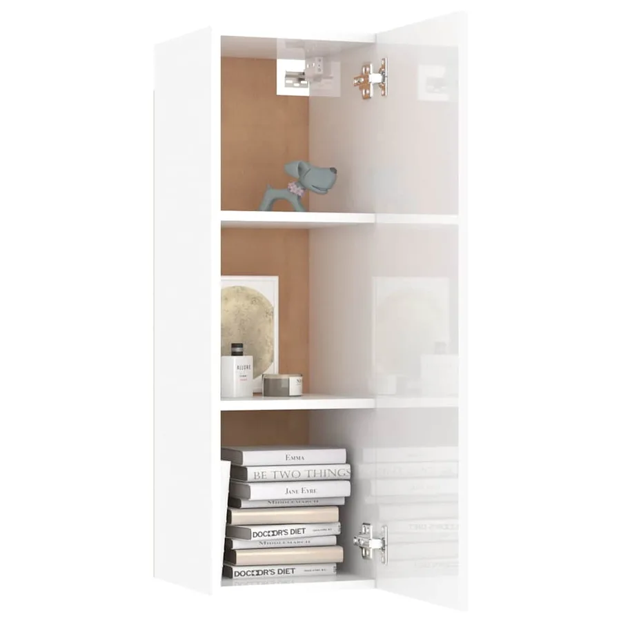 Ensemble de meubles TV 10 pcs Blanc Bois d'ingénierie - 5