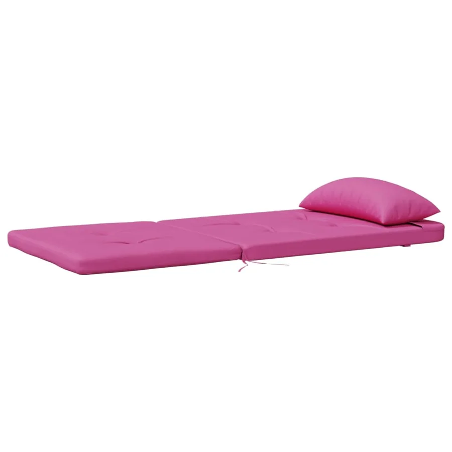 Coussins de chaise adirondack lot de 2 rose tissu oxford - 5