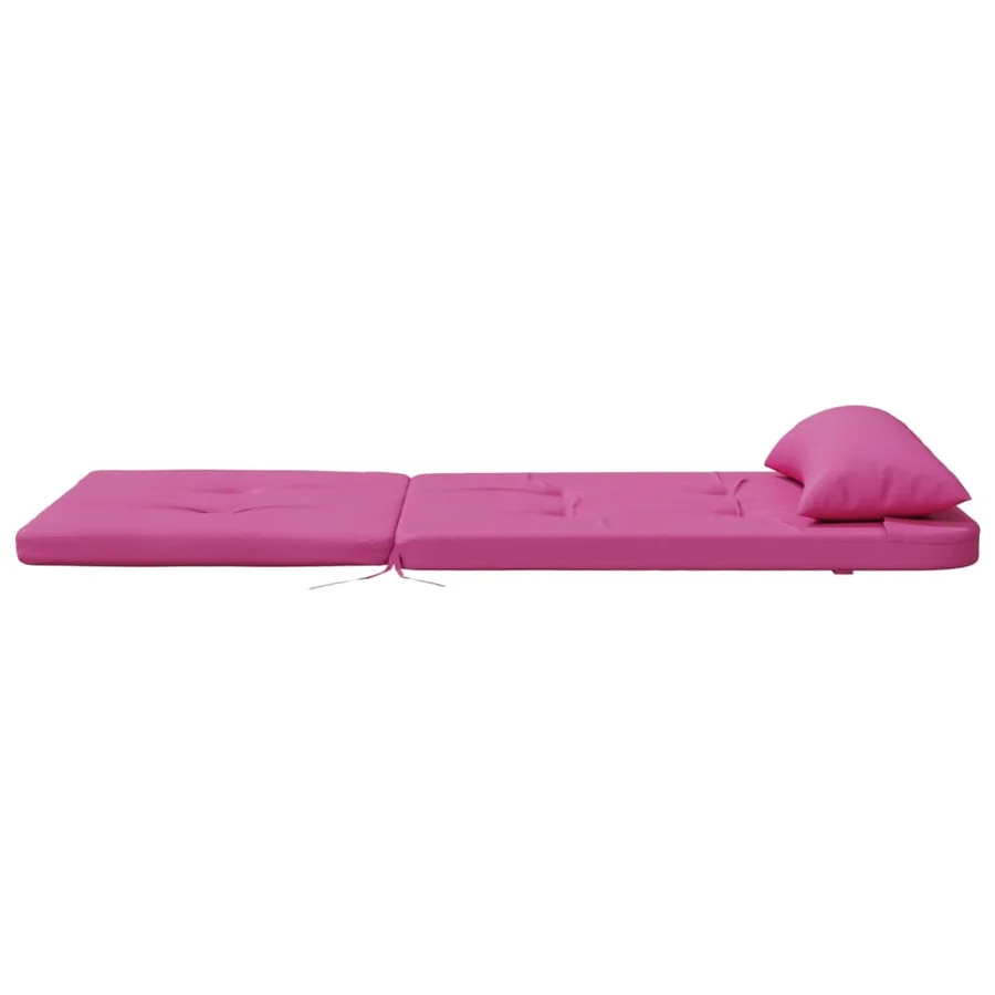 Coussins de chaise adirondack lot de 2 rose tissu oxford - 7