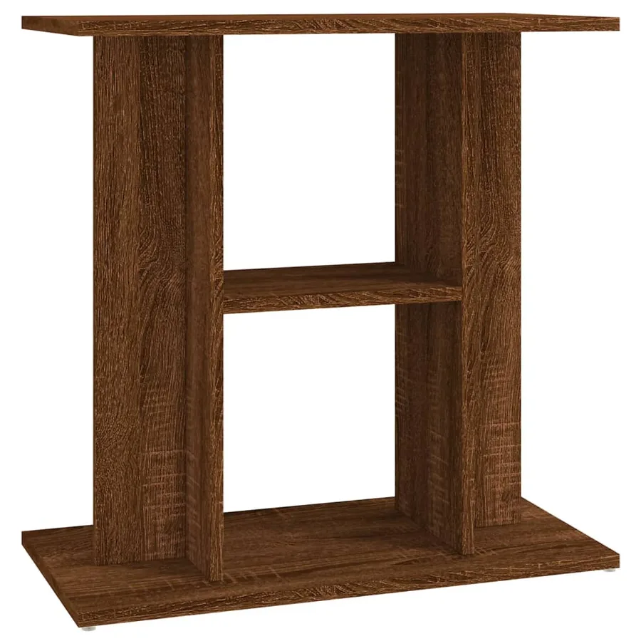 Support pour aquarium chêne marron 60x30x60cm bois d'ingénierie - 2