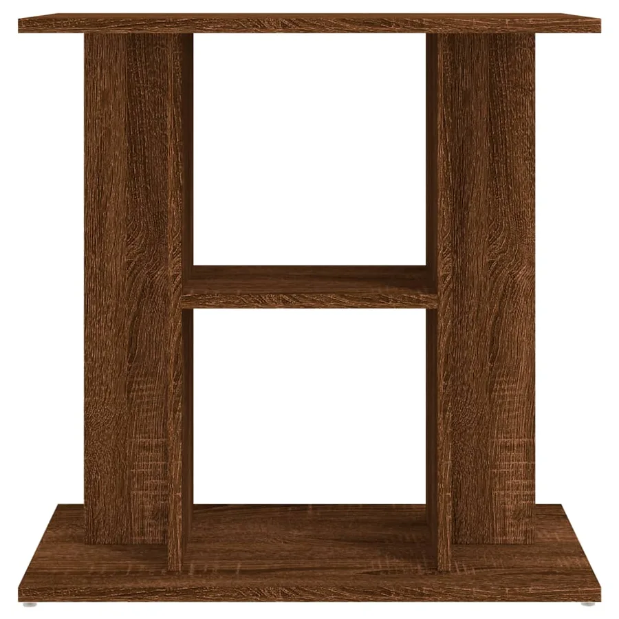 Support pour aquarium chêne marron 60x30x60cm bois d'ingénierie - 4