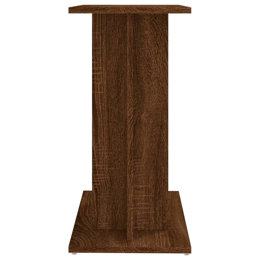 Support pour aquarium chêne marron 60x30x60cm bois d'ingénierie - 5