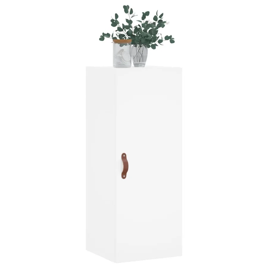 Armoire murale blanc 34,5x34x90 cm - 4