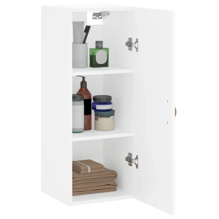 Armoire murale blanc 34,5x34x90 cm - 5