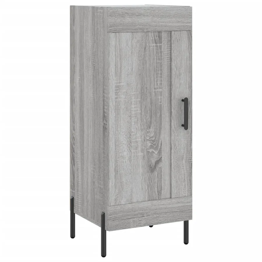Buffet haut Sonoma gris 34,5x34x180 cm Bois d'ingénierie - 5
