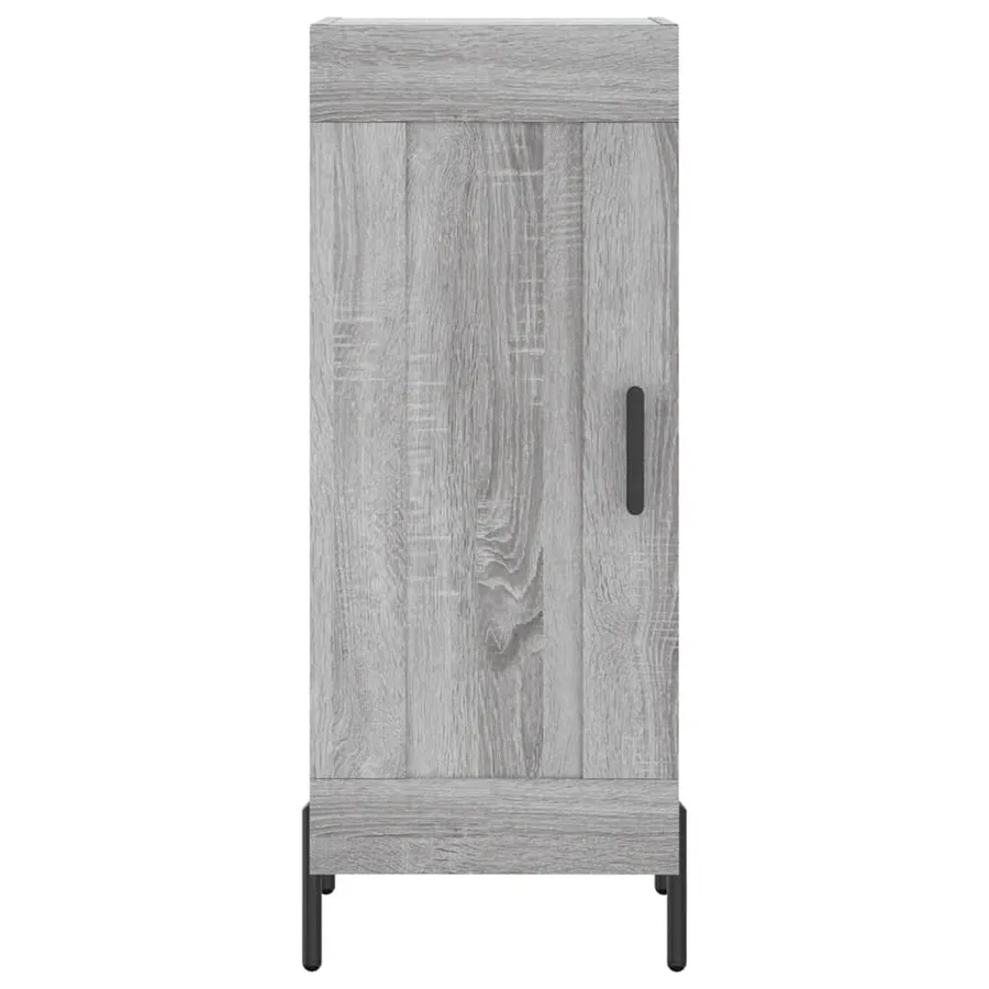 Buffet haut Sonoma gris 34,5x34x180 cm Bois d'ingénierie - 6