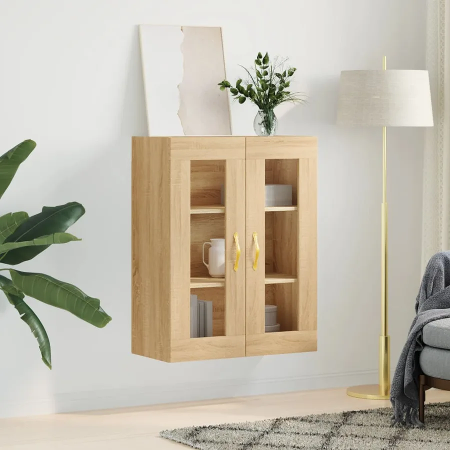 Armoire murale chêne sonoma 69,5x34x90 cm - 3