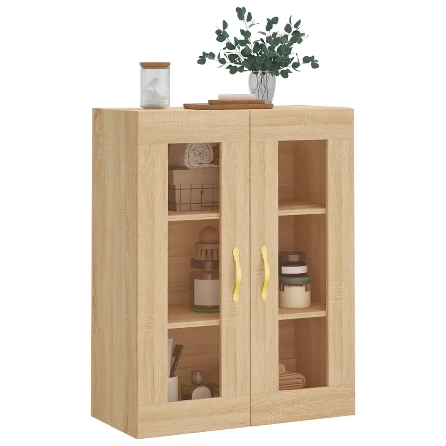 Armoire murale chêne sonoma 69,5x34x90 cm - 4