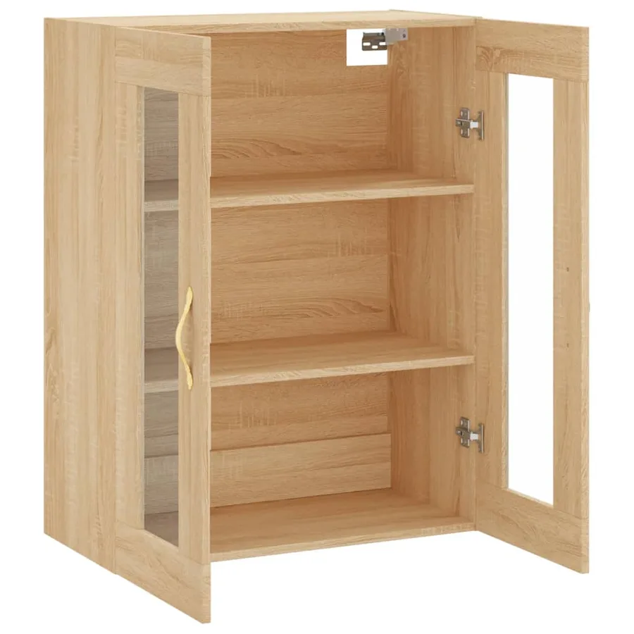 Armoire murale chêne sonoma 69,5x34x90 cm - 6