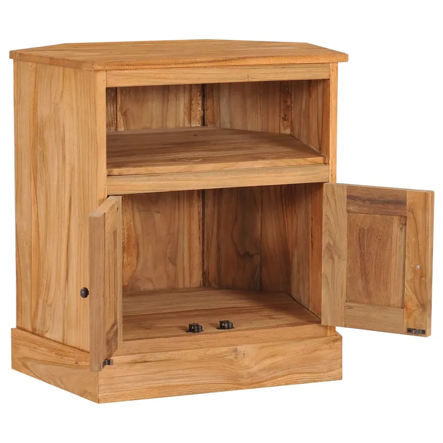 Buffet d'angle 60x45x60 cm bois de teck massif - 2