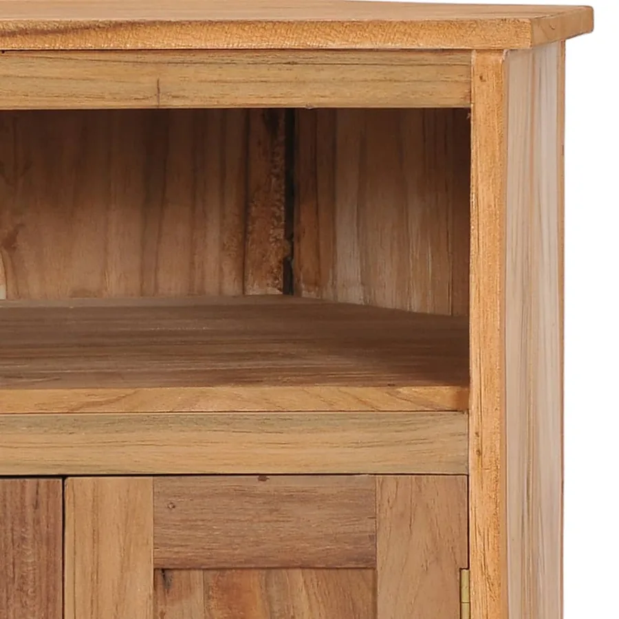 Buffet d'angle 60x45x60 cm bois de teck massif - 6