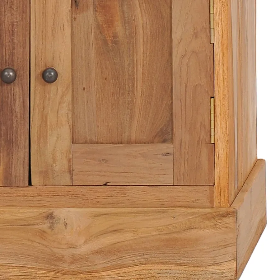 Buffet d'angle 60x45x60 cm bois de teck massif - 7