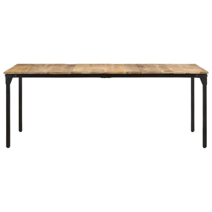 Table de salle à manger 200x100x76 cm Bois de manguier solide - 2