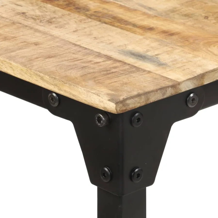 Table de salle à manger 200x100x76 cm Bois de manguier solide - 4