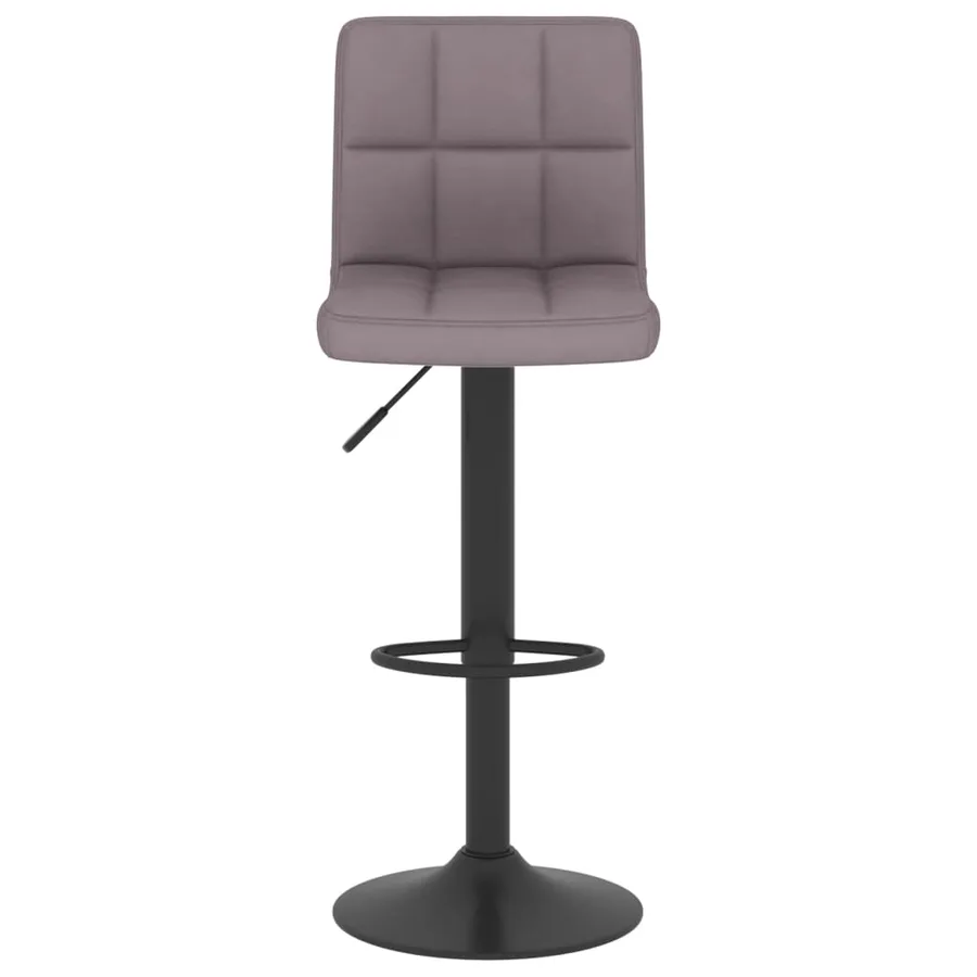 Tabouret de bar Taupe Tissu - 3