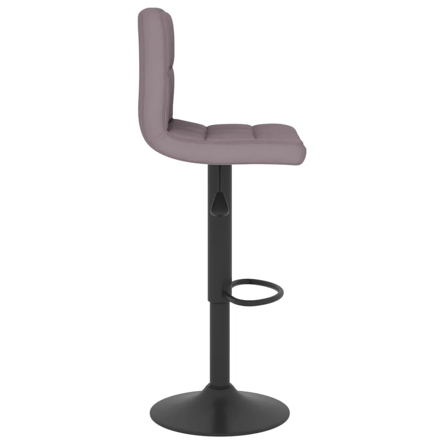 Tabouret de bar Taupe Tissu - 4